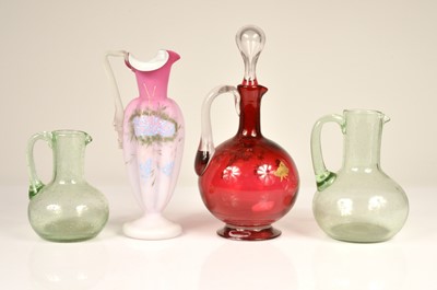 Lot 35 - A collection of 19th and 20th century decanters and jugs