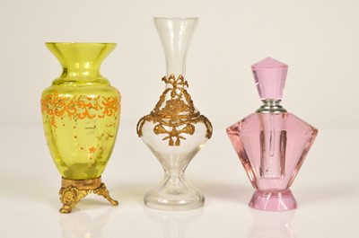 Lot 39 - Two late 19th early 20th mounted vases