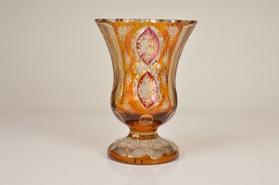 Lot 40 - A 19th century bohemian glass vase