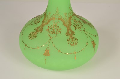 Lot 47 - A late 19th century bohemian glass vase