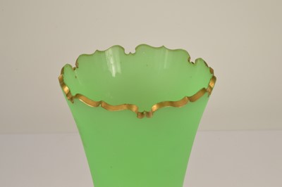Lot 47 - A late 19th century bohemian glass vase