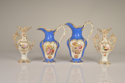 Lot 76 - Two 19th century Staffordshire jugs