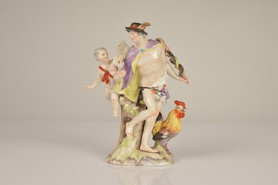 Lot 93 - A 19th century German porcelain figure
