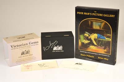 Lot 103 - A Signed Brian May Victorian Gems 3D box set of Victorian Stereo photographs