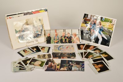Lot 109 - A collection of Polaroid continuation shots of Patrick Stewart, Roger Moore and Stephanie Beacham