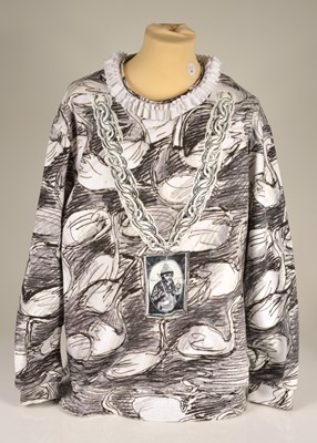 Lot 116 - A shirt worn by Dave Myers on filming location when the Hairy Bikers went to Russia