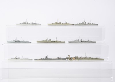 Lot 792 - 1:1200 Waterline Ship Model Warships