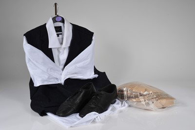 Lot 120 - A pair of leather dance shoes