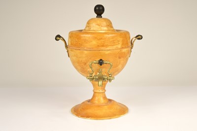 Lot 149 - A 19th century painted samovar