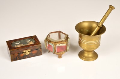 Lot 161 - A 19th century French memento box