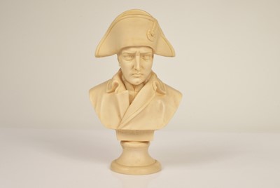 Lot 162 - A resin bust of Napolean