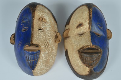 Lot 180 - Two African carved masks