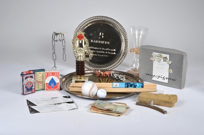 Lot 182 - A collection of Dave Myers gentleman's and sporting items