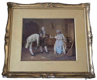 Lot 184 - E Radford 1877 watercolour, The Introduction