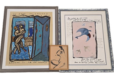 Lot 201 - Bert' French 20th century 'Au Fond Du Coulaira'