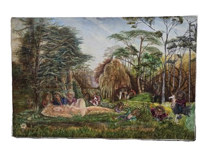 Lot 216 - David Myers (1957-2024) Oil on canvas mounted on board