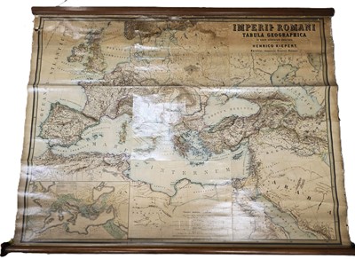 Lot 218 - A large 1890's map Imperii Romani Tabula Geographica