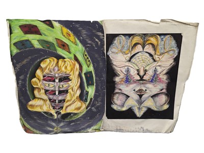 Lot 219 - A large folio of Dave Myers art work