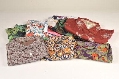 Lot 226 - Eight gentleman's patterned shirts worn by Dave Myers