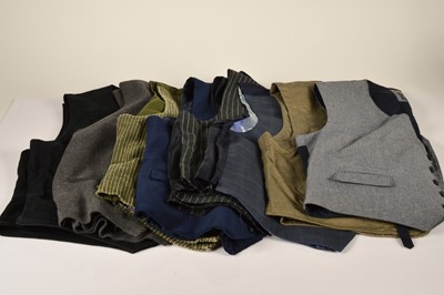 Lot 236 - Eight gentleman's waistcoats worn by Dave Myers
