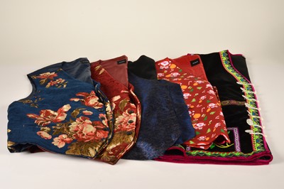 Lot 245 - Five colourful gentleman's waistcoats