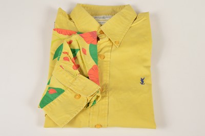 Lot 255 - An Yves Saint Laurent gentleman's cotton shirt
