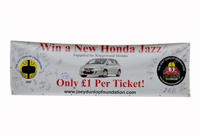 Lot 263 - A rectangular advertising banner from the Centenary TT Festival 2007