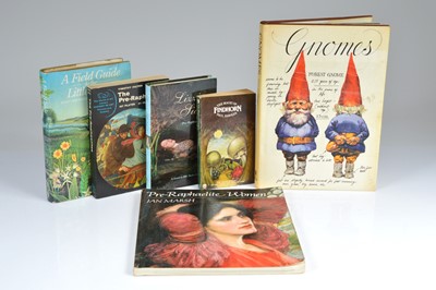 Lot 273 - A small collection of Pre Raphaelite and mythical creature related books