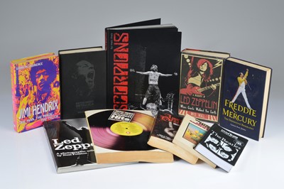 Lot 277 - A collection of Rock and Pop books