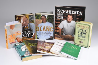 Lot 286 - A collection of signed chef books and others