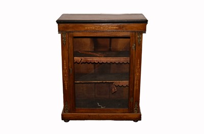 Lot 305 - A 19th Century glazed walnut bookcase