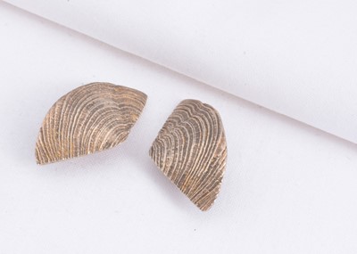 Lot 173 - A vintage pair of silver gilt Flora Danica earrings, together with five pairs silver & white metal earrings