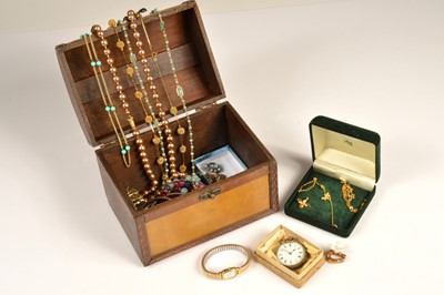 Lot 231 - A collection of costume jewellery, including a silver gilt bee pendant & silver gilt bee bracelet