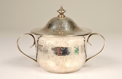 Lot 291 - An Edwardian silver converted feeding bowl by GN RH