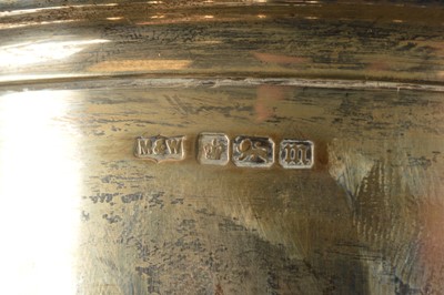 Lot 318 - An Edwardian silver footed bowl from Mappin & Webb