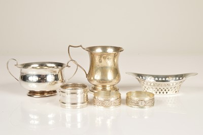 Lot 331 - Six small silver items