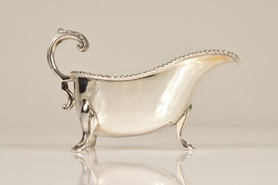 Lot 358 - A 1970s Irish silver sauce boat by RII