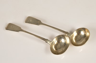 Lot 359 - A pair of Victorian silver sauce ladles by CL