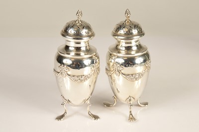 Lot 361 - A pair of George V silver sugar sifters