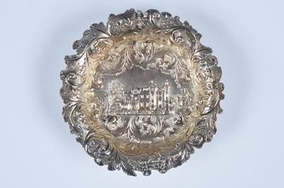 Lot 391 - An early Victorian Taylor & Perry silver castle top pin dish