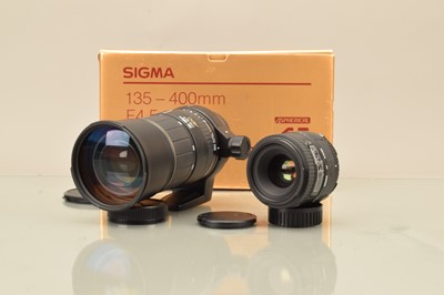 Lot 5 - A Sigma 135-400mm f/4.5-5.6D APO AF Lens