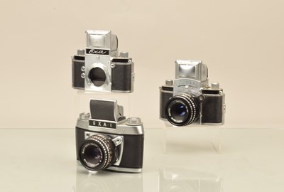 Lot 56 - Three Ihagee Exa SLR Cameras