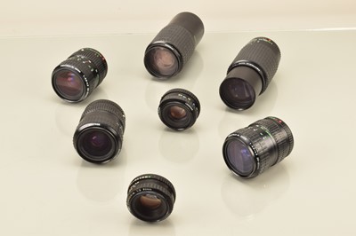 Lot 78 - A Group of SMC Pentax-A Lenses