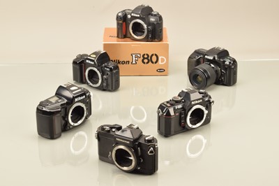Lot 89 - A Tray of Nikon Cameras