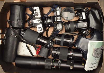 Lot 104 - Three SLR Cameras