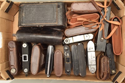 Lot 110 - A Tray of Folding Cameras