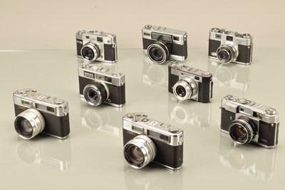 Lot 157 - A Tray of Rangefinder Cameras