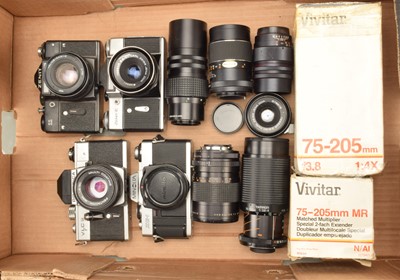 Lot 168 - A Group of SLR Cameras