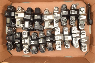 Lot 176 - A Tray of SLR Camera Bodies