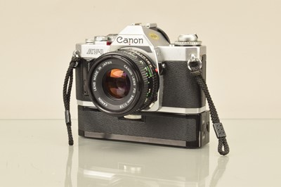 Lot 192 - A Canon AV-1 SLR Camera